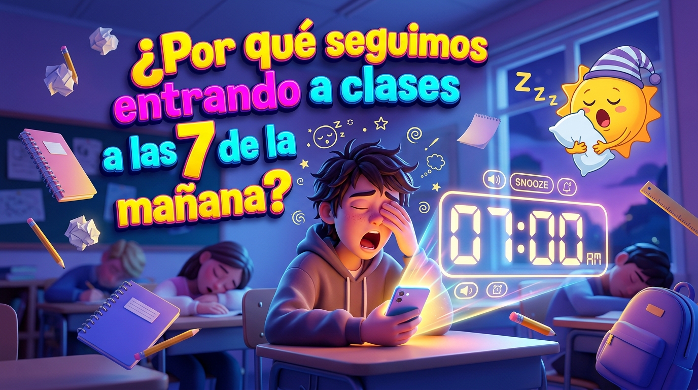 ¿Por qué seguimos entrando a clases a las 7 de la mañana?